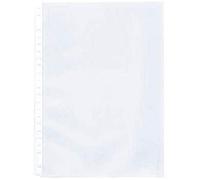 Kangaro Document Wallets A4 PP 23r 80 Micron Grained Transparent Pack of 100