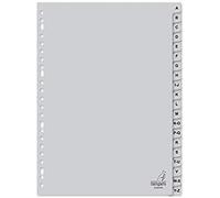 Kangaro Index A4 Letters Polypropylene 120 Micron 23 Pages 20 Pieces Grey