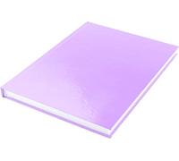 Kangaro K-5355 Sketchbook A5 Blank with Purple Pastel Hard Cover 80 Sheets 100 g White Acid Paper