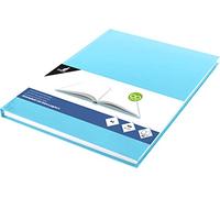 Kangaro KTC K-5356 Blank A4 Sketchbook with Pastel Blue Hard Cover, 80 Sheets, White 100 g Acid-Free Paper, Blue