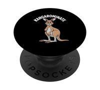 Kangarominate Smart Kangaroo Pun Nerd Humor PopSockets Adhesive PopGrip