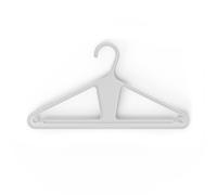 Kangaroo™ 100% Recycled High-Strength Clothing Hanger, Pants, Shirt, Suit, Coat - Patented, Heavy Duty, Non-Slip, Hangeroo - Includes Hacks, Tips, Tricks Booklet - Made in USA (Oatmilk 30-Pack)