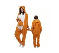 (kangaroo, 120 for height 100-125cm) Children's chicken, duck, Dalmatian, flying mouse, Sesame Street squirrel, horse, turtle cartoon one-piece pajamas performance costumes
