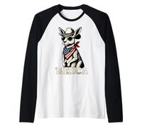 Kangaroo Australia American Flag Bandana Cowboy Hat Country Raglan Baseball Tee