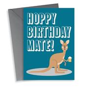 Kangaroo australia Birthday Card 17337