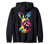 Kangaroo Australia Love Outback Wild Cute Kangaroos Zip Hoodie