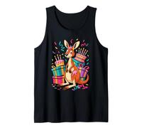Kangaroo Cakes Confetti Birthday Party Kangaroos Tank Top
