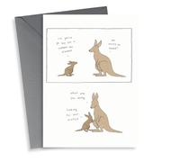 kangaroo climo Mothers Day Card 6624