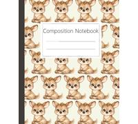 Kangaroo Composition Notebook: Cute Australian Animal Journal for Kids and Adults: Adorable Marsupial Diary for School, Work, and Creative Writing - 120 Pages