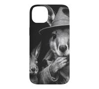 Kangaroo Detective In Trench Coat And Hat Wildlife Art Case for iPhone 14 Plus
