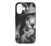 Kangaroo Detective In Trench Coat And Hat Wildlife Art Case for iPhone 17