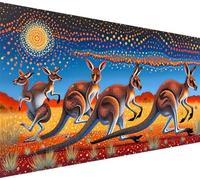 Kangaroo Diamond Art Kits for Adults Large 90x150cm, 5D Diamond Painting Animal Pattern, DIY Full Drill Crystal Art Paintings Embroidery for Beginner, Gem Arts and Crafts for Home Room Decor,Model629