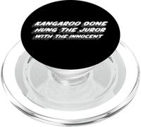 Kangaroo Done Hung The Juror With The Innocent | Lyric PopSockets PopGrip for MagSafe