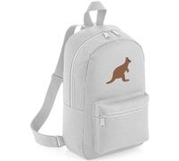 Kangaroo Embroidery Backpack | Kids Rucksack for School and Travel | Animal Motif Childrens Bag with Adjustable Straps
