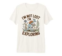 Kangaroo Explorer Not Lost I'm Exploring Adventure Premium T-Shirt