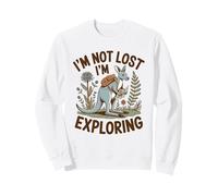Kangaroo Explorer Not Lost I'm Exploring Adventure Sweatshirt
