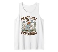 Kangaroo Explorer Not Lost I'm Exploring Adventure Tank Top