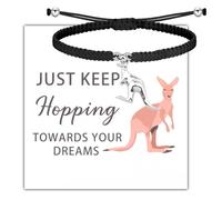 Kangaroo Gifts For Women Kangaroo Bracelet Australia Spirit Animal Wildlife Kangaroos Themed Jewelry, S, Metal, na unknow