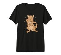 Kangaroo Happy with Baby in Bag Premium T-Shirt