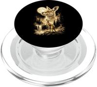 Kangaroo Howling at the Moon Meme PopSockets PopGrip for MagSafe