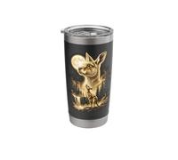 Kangaroo Howling at the Moon Meme Stainless Steel Insulated Tumbler