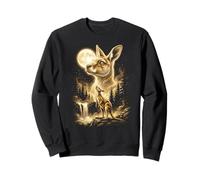 Kangaroo Howling at the Moon Meme Sweatshirt
