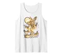 Kangaroo Howling at the Moon Meme Tank Top