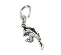 Kangaroo - Joey Tiny sterling silver charm .925 x 1 Roos and Kangaroos