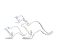 Kangaroo Jump Shape Joey Cookie Cutter Dough Animal Biscuit Pastry Fondant Sharp Stencil Marsupial Australia Australian (Large)