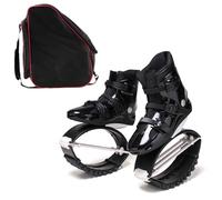 Kangaroo Jump With Storage Bag Shoes Bounce Moon Shoes Shoes Exercise Fitness Boots Jumps Women Men Adults L 36-38 EU (Color : Black+White, Size : Large)