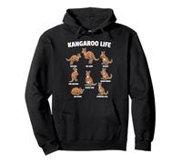 Kangaroo Life Funny Australia Animal Pullover Hoodie