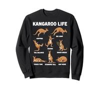 Kangaroo Life Funny Australia Animal Sweatshirt