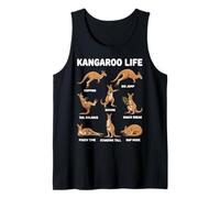 Kangaroo Life Funny Australia Animal Tank Top