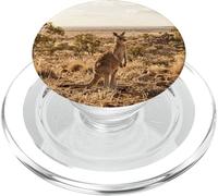 Kangaroo Outback Landscape Wildlife Open Desert Scene PopSockets PopGrip for MagSafe
