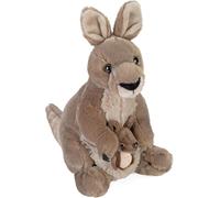Kangaroo Plush Soft Toy, Cuddlekins Cuddly Toys, Gifts for Kids,Grey,30 Cm