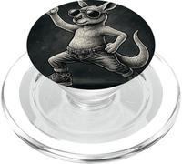 Kangaroo Sunglasses Rock Music Funny Retro Horns Up PopSockets PopGrip for MagSafe