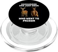 Kangaroos are just deer who went to prison PopSockets PopGrip for MagSafe