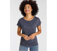 KangaROOS Bird Print Short Sleeve T-Shirt Blue