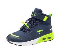 KangaROOS Boy's Kx-hydro Sneaker, Dk Navy Lime, 5 UK (38 EU )