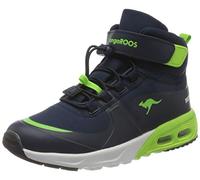 KangaROOS Boy's Kx-hydro Sneaker, Dk Navy Lime, 9 UK (27 EU )