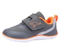 KangaROOS Boys Unisex Children's K-BFI Flow V Barefoot Shoe, Steel Grey/Vibrant Orange, 25 EU, Steel Grey Vibrant Orange, 8 UK Child