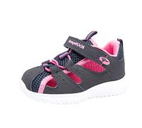 KangaROOS Boy's Unisex Kids Ki-Rock Lite Ev Low-Top Sneakers, Blue (Dk Navy/Daisy Pink 4204), 9.5 UK Child