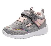 KangaROOS Boy's Unisex Kids Ky-chummy EV Sneaker, Vapor Grey Frost Pink 2063, 9.5 UK Child
