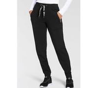KangaROOS Elasticated Waist Straight Leg Joggers Black