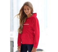 KangaROOS Flock Print Kids Hoodie Red