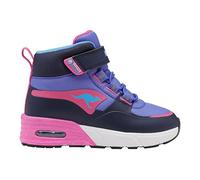 KangaROOS Girl's K-xi Creed Mid Ev Sneaker, Dk Navy Daisy Pink, 7 UK Child