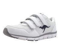 Kangaroos K-bluerun 701 B, Unisex Adults' Low-Top Sneakers, White - Weiß (white/dk Navy 042), 4 UK (37 EU)