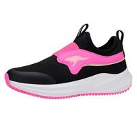 KangaROOS K-RDK Feather Trainers, Jet Black/Neon Pink, 29 EU, Jet Black Neon Pink, 10.5 UK Child