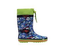 KangaROOS K-summerrain Rain Boot, Lime Soccer, 7 UK Child
