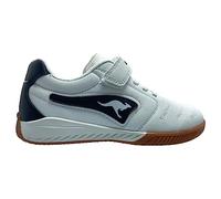 KangaROOS K5-drib Ev Sneaker, White Jet Black, 4 UK